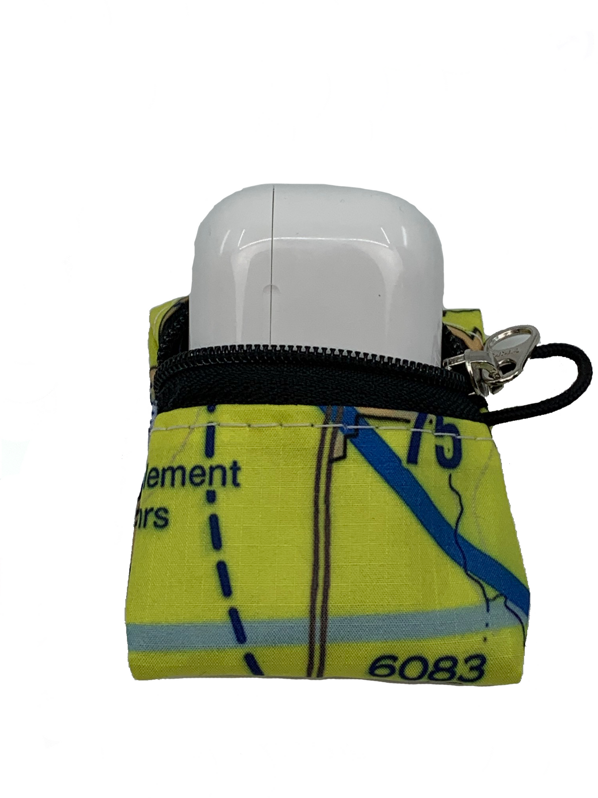 SMALL tiny/micro zipper pouch / earbud case / travel gear / bag accessory / coin purse / hipster pouch