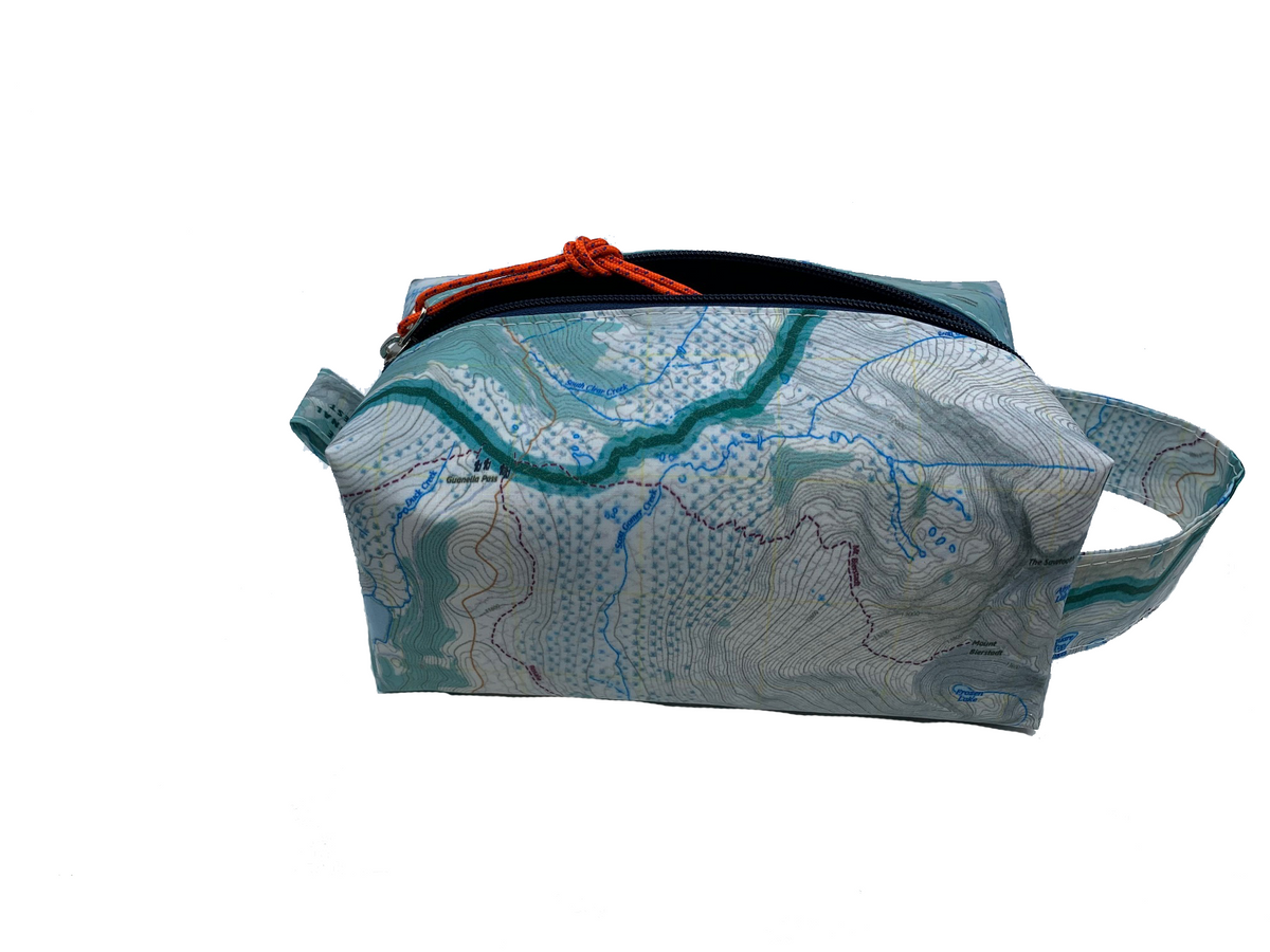 Topo Map Dopp Kit &amp; Toiletry Bag Customize