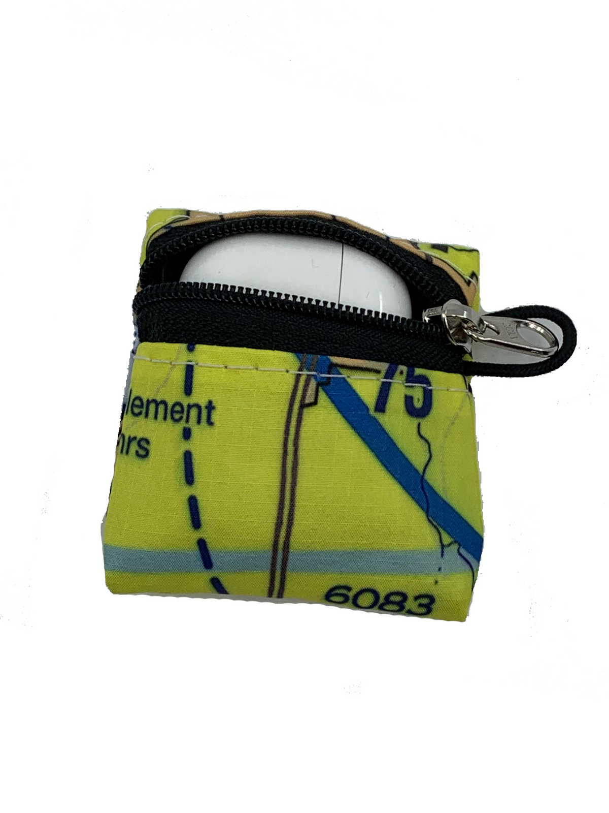 SMALL tiny/micro zipper pouch / earbud case / travel gear / bag accessory / coin purse / hipster pouch