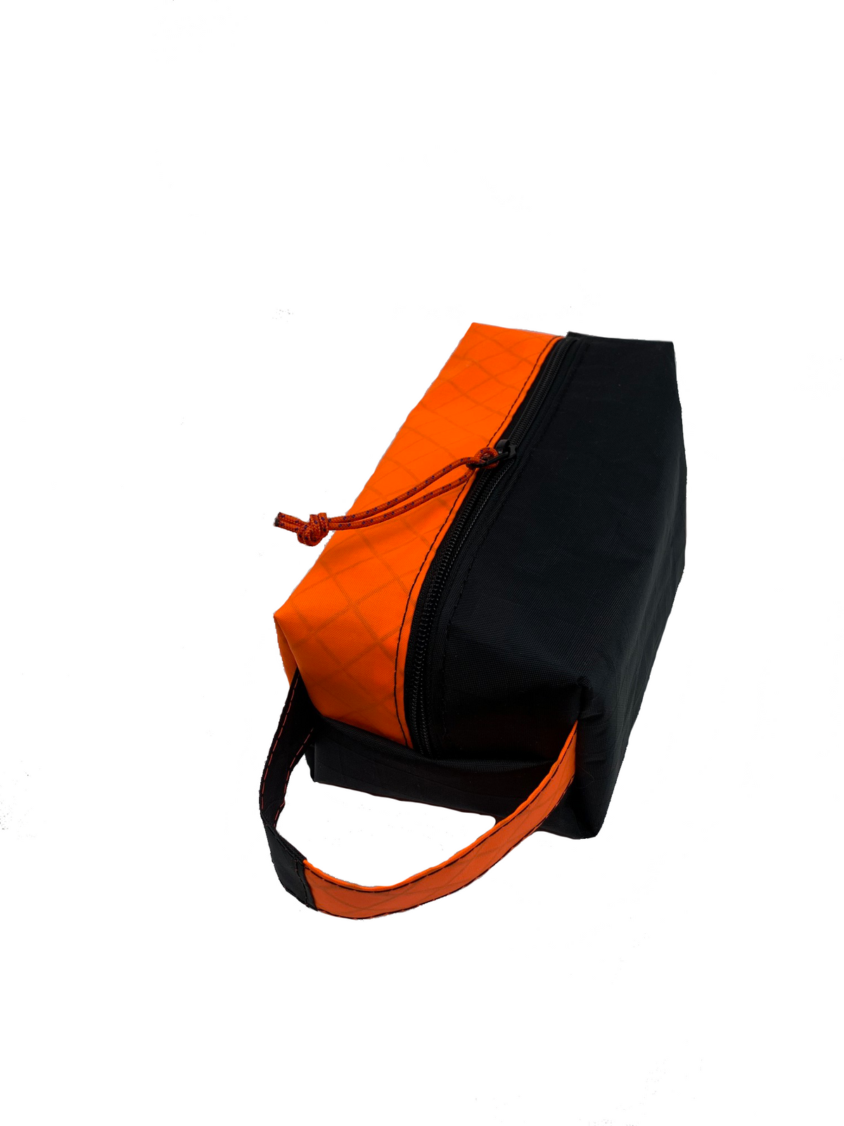 Ultralight Dopp Kit Ecopak Orange and Black Lined Weatherproof Travel Bag
