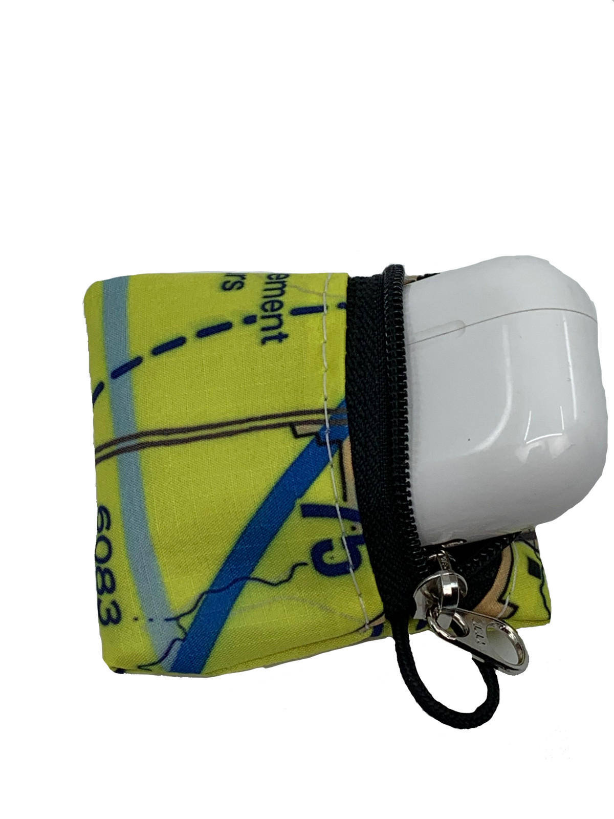 SMALL tiny/micro zipper pouch / earbud case / travel gear / bag accessory / coin purse / hipster pouch