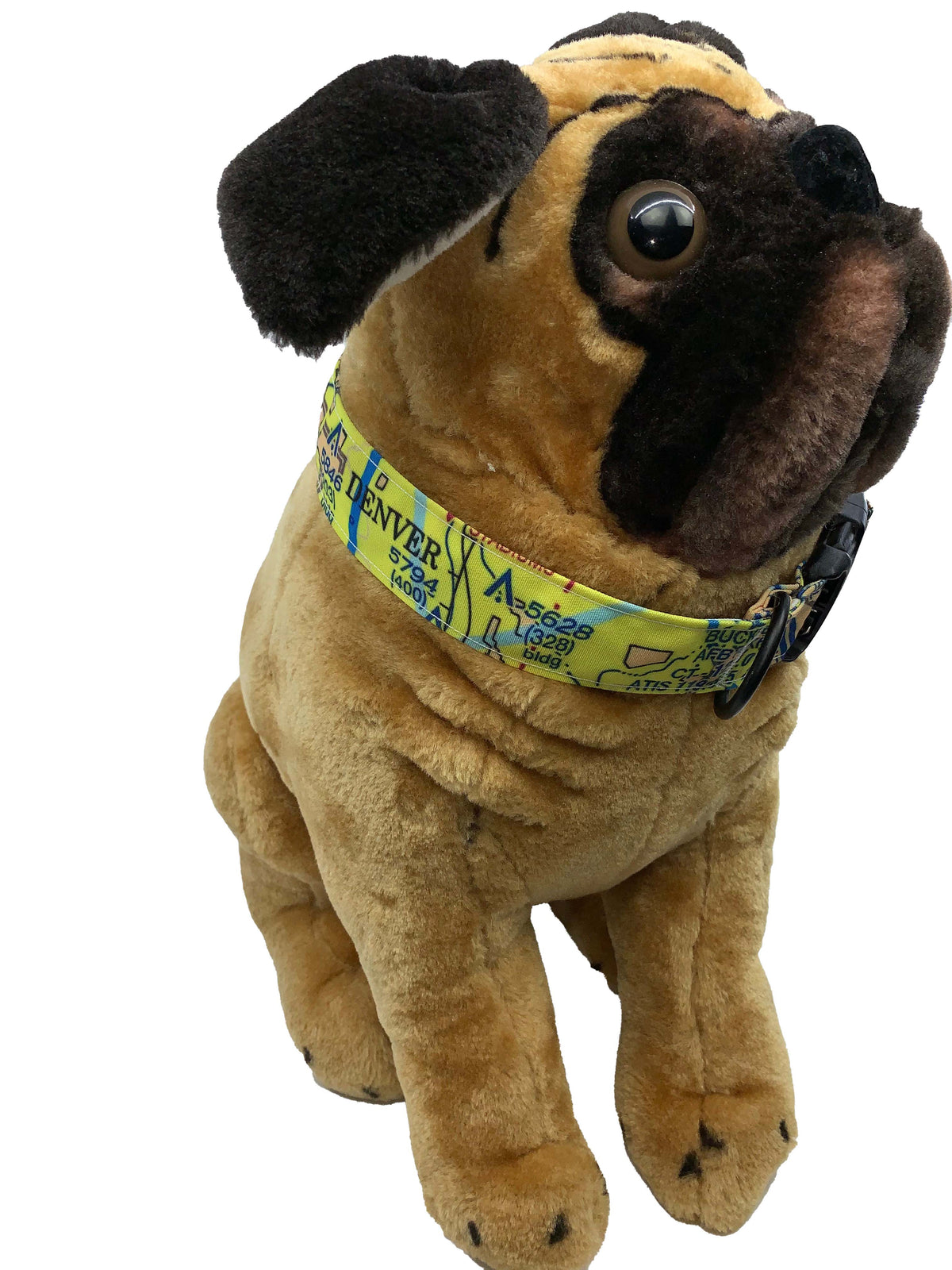 Circular Threads Pets Aviation Dog Collar Denver Colorado Sectional Chart