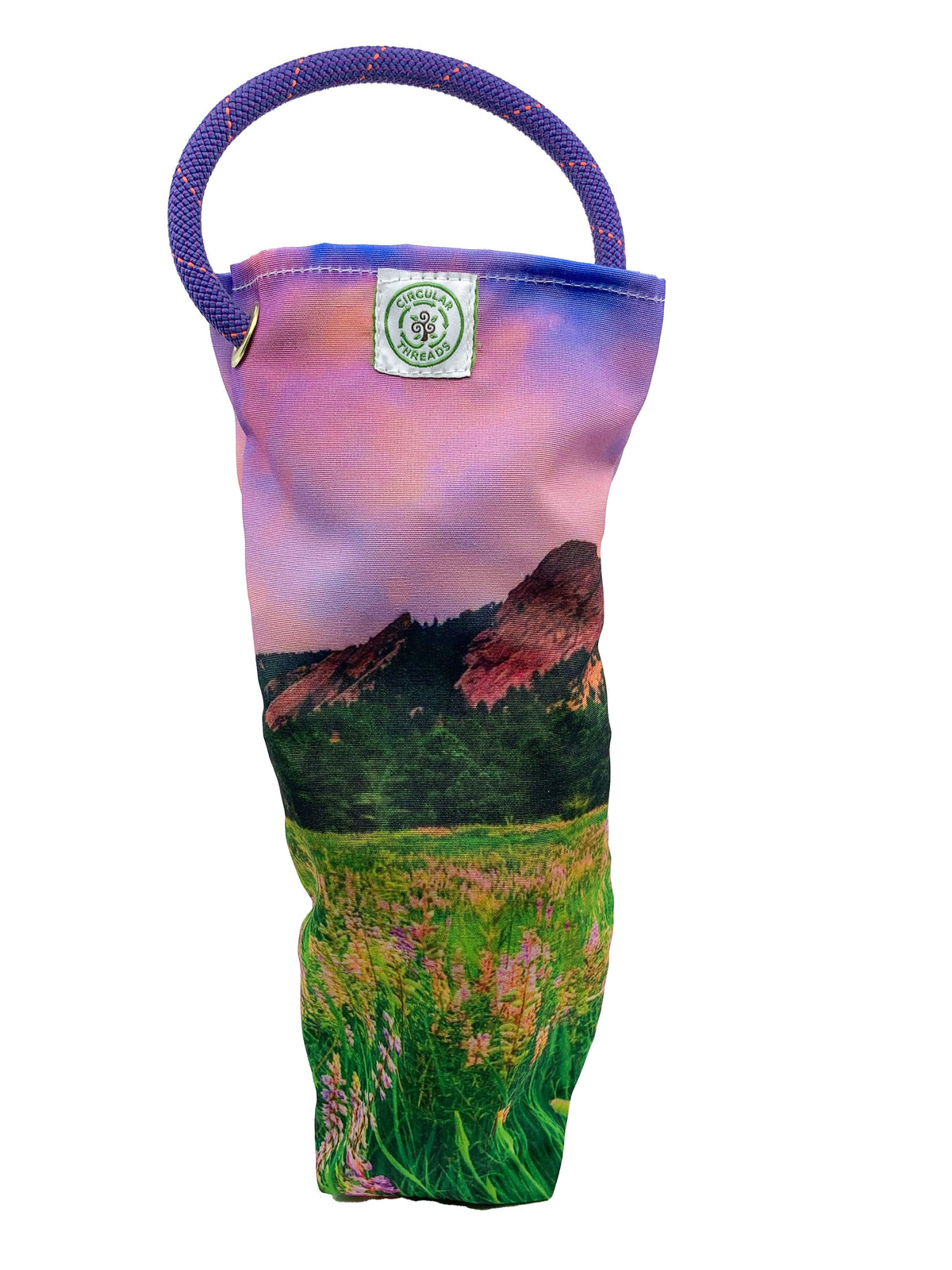 Circular Threads Upcycled Bags and Totes Boulder Flatirons Chautauqua Colorado Recycled Wine Tote