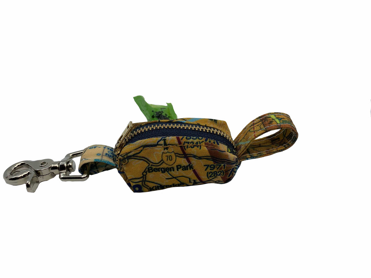 Circular Threads Pets Custom Aviation Map Dog Waste Bag Dispenser