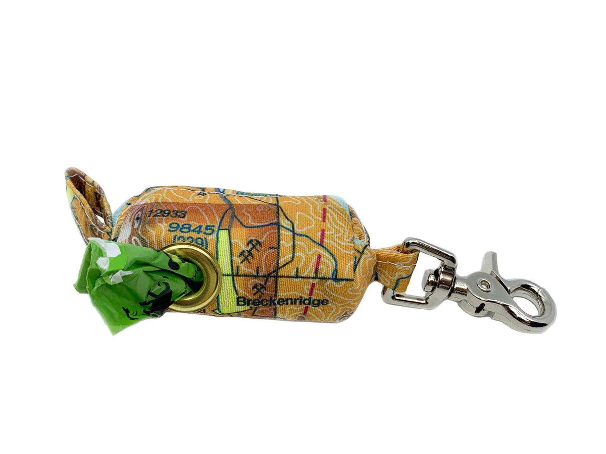 Circular Threads Pets Breckenridge Colorado Aviation Map Dog Waste Bag Dispenser Custom Aviation Map Dog Waste Bag Dispenser