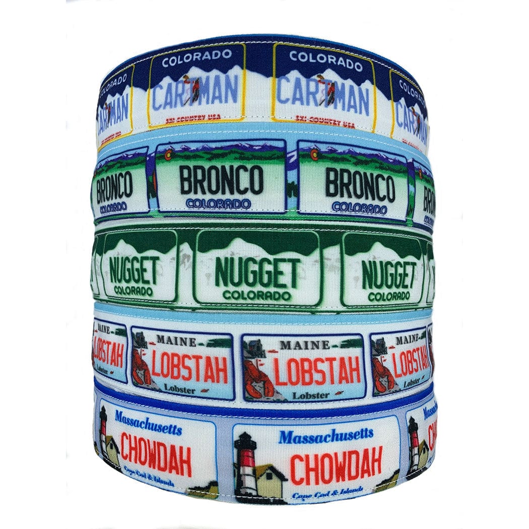 Circular Threads Pets Custom Vanity License Plate Dog Collar