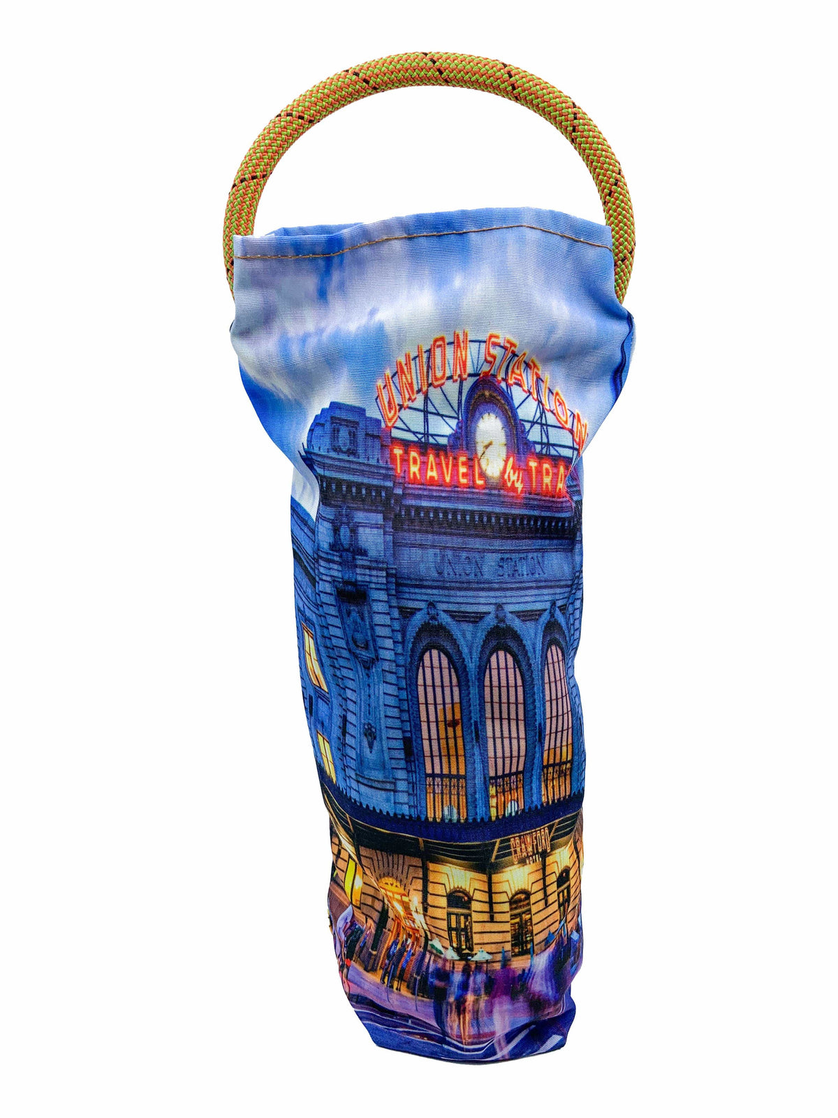 Circular Threads Upcycled Bags and Totes Denver Colorado Union Station Recycled Wine Tote