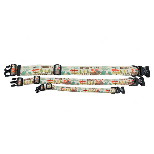 Frisco Colorado Camping Dog Collar Circular Threads
